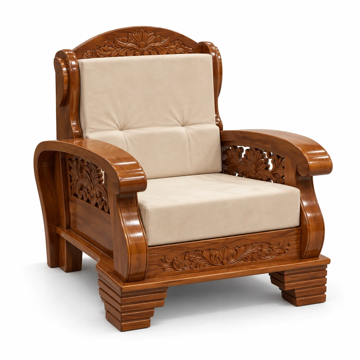 Celeste Carved Sofa Set — photo 2