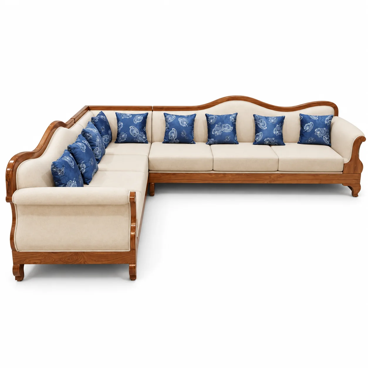 Valencia Carved Sectional — photo 1