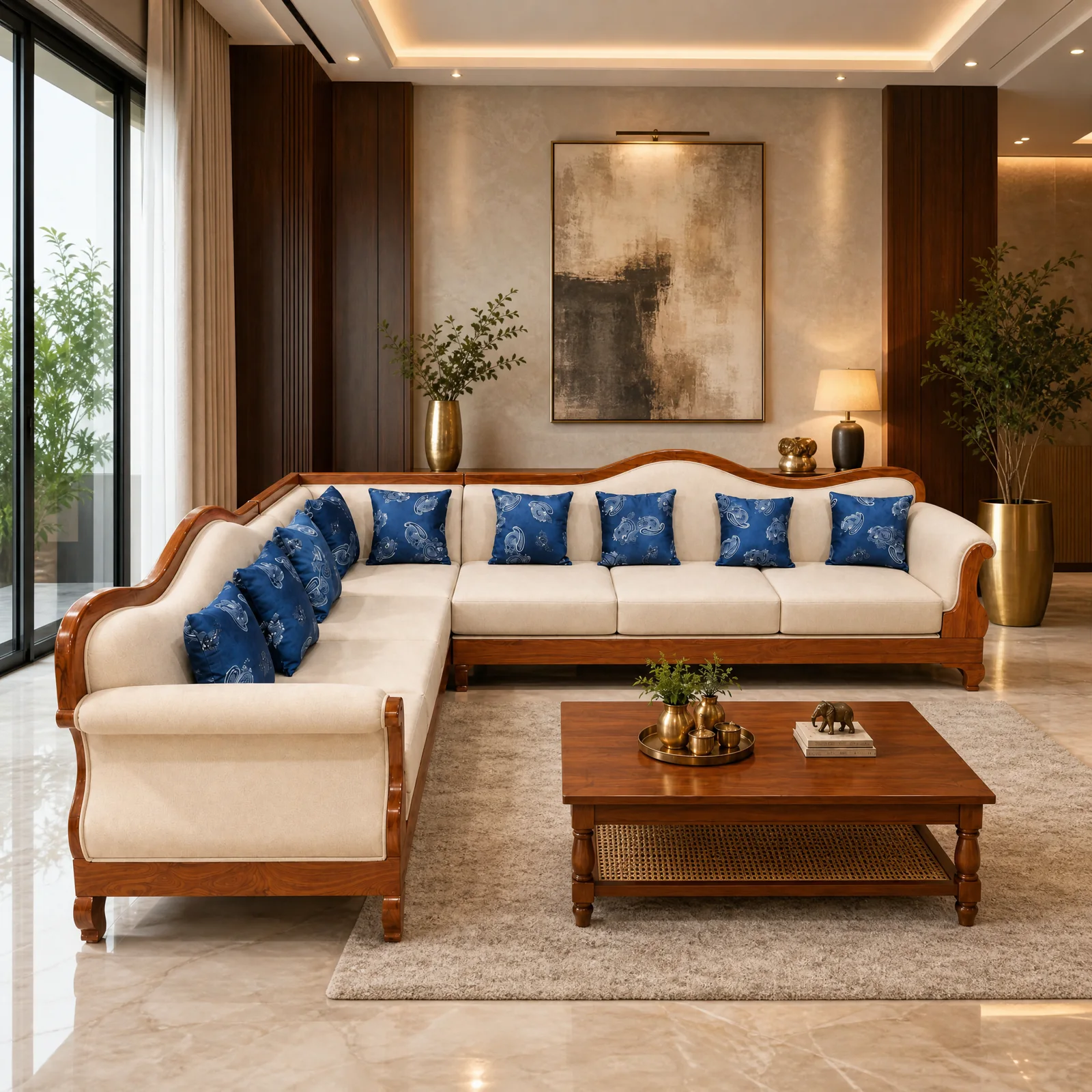 Valencia Carved Sectional — photo 3