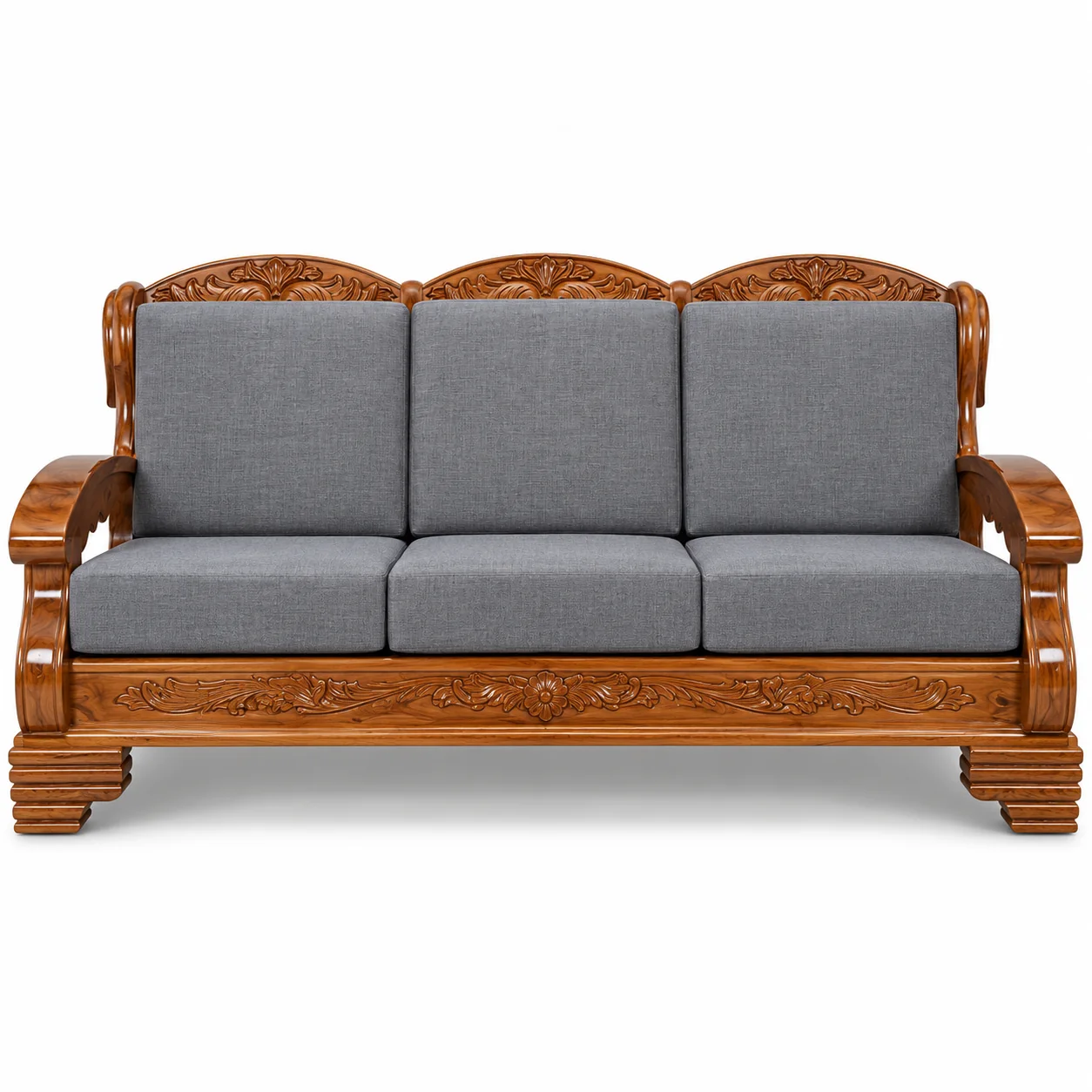 Aurelia Carved Sofa Set — photo 1