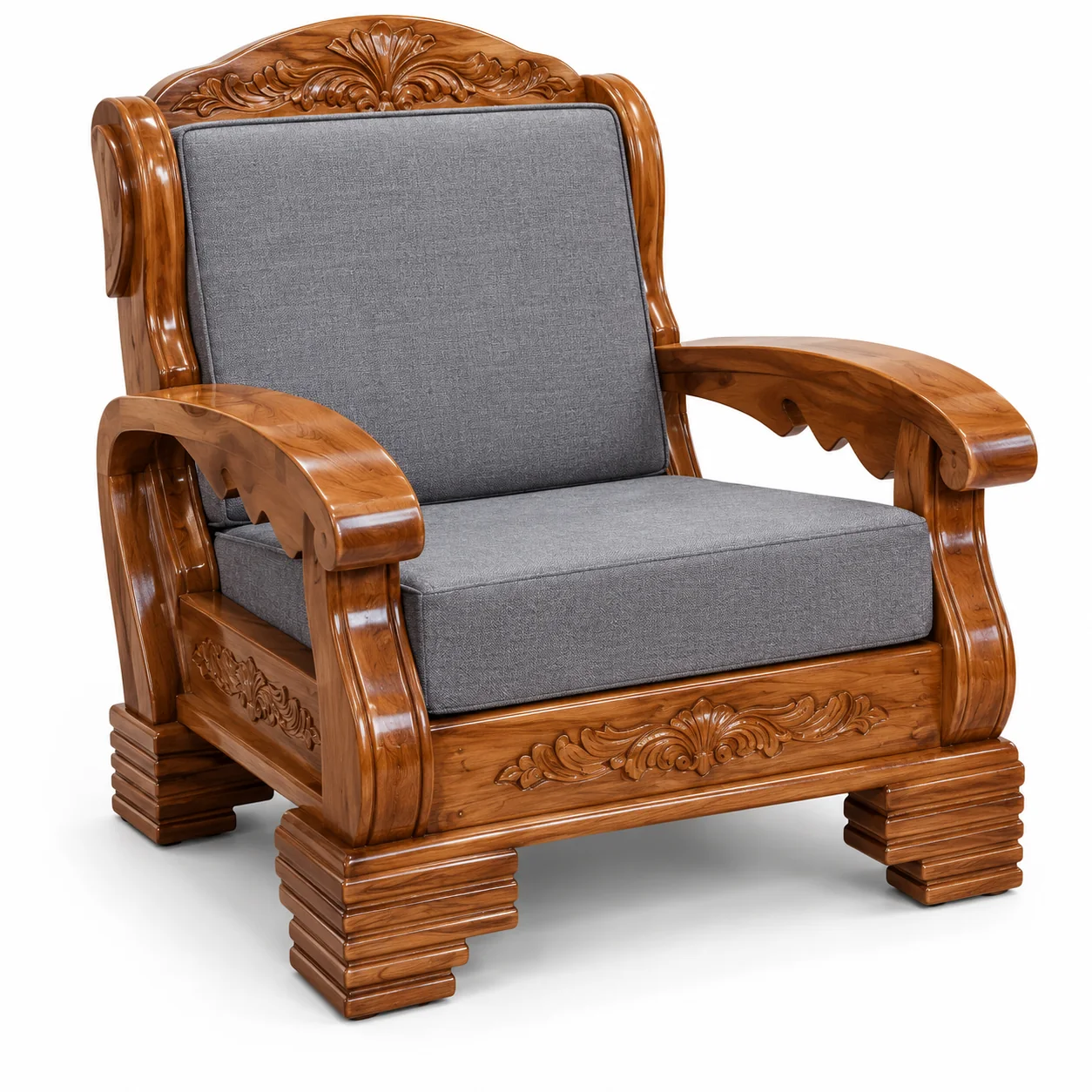 Aurelia Carved Sofa Set — photo 2