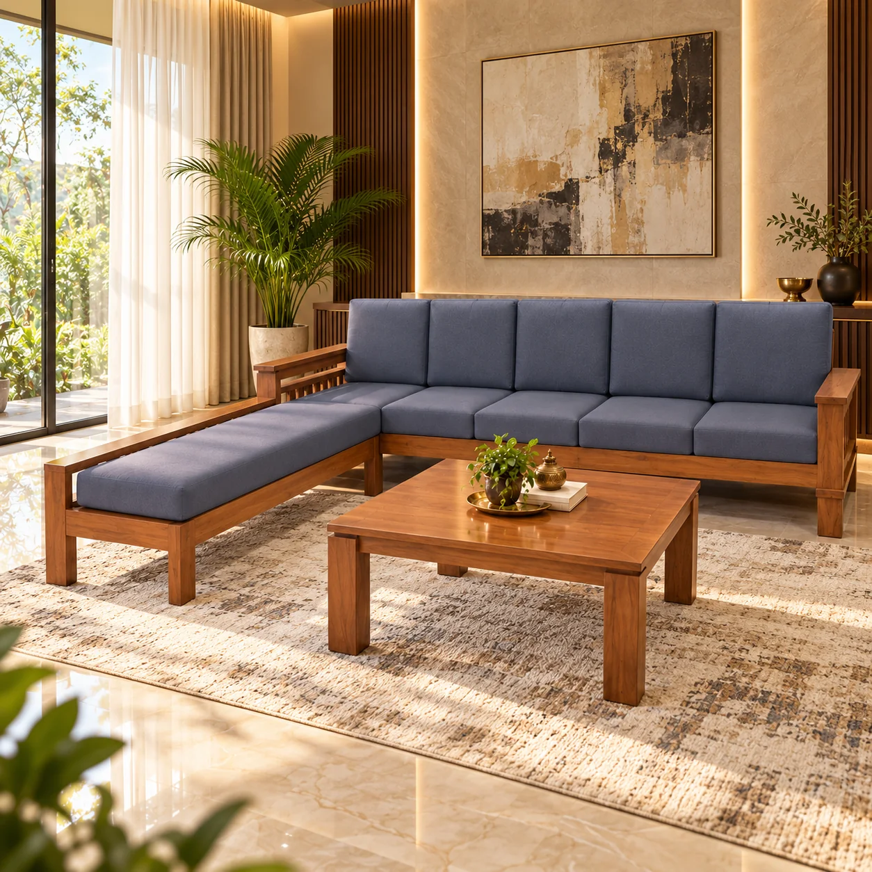 Atlas L-Shaped Sofa Set — photo 3