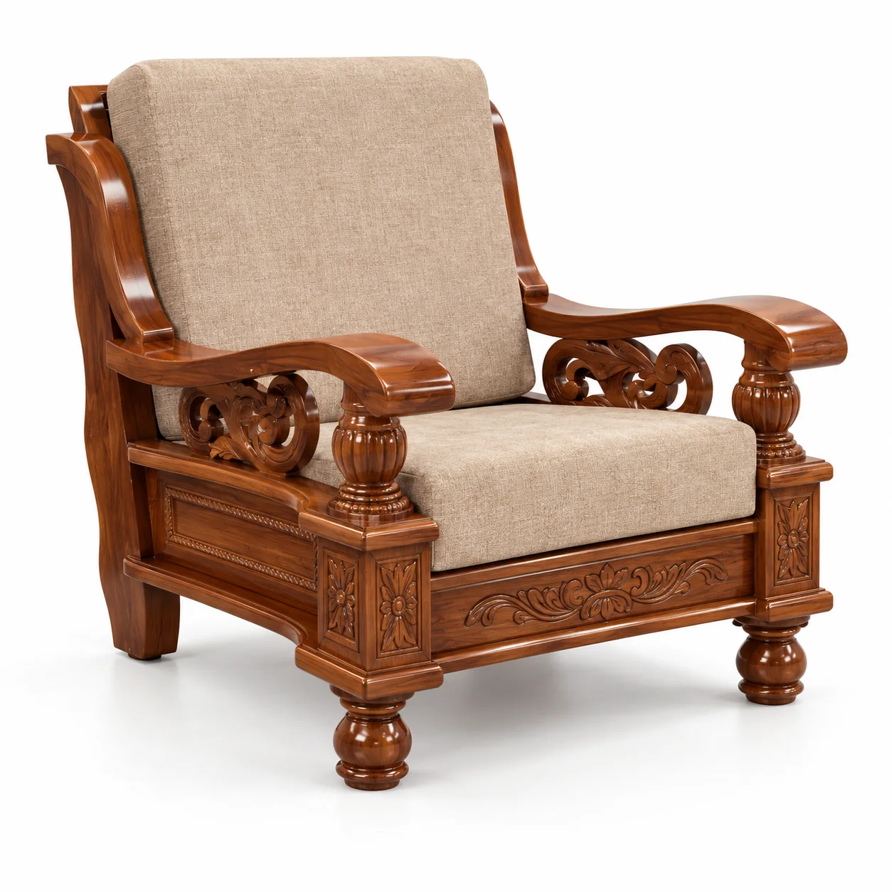 Versailles Carved Sofa Set — photo 2