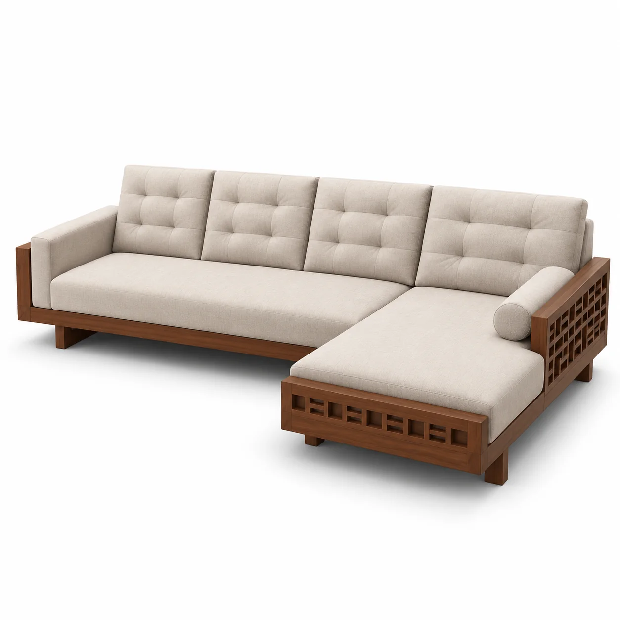 Aspen Tufted Sectional — photo 2
